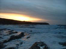 Sunset over Abereiddy by Gareth