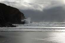 Stormy Seas at Caerfai Bay by Ella