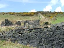 Ruins at Abereiddy by Jayne