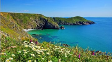Porth y Bwch and Dinas Fawr, near Solva by Tom, Aberdare