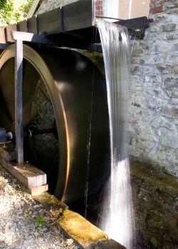 Middle Mill water wheel, nr. Solva by Marian of Shropshire