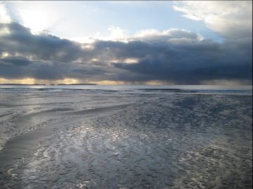 Winters Day at Newgale by Dawn, Porthgain