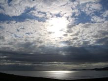 Sky over Newgale by Matthew